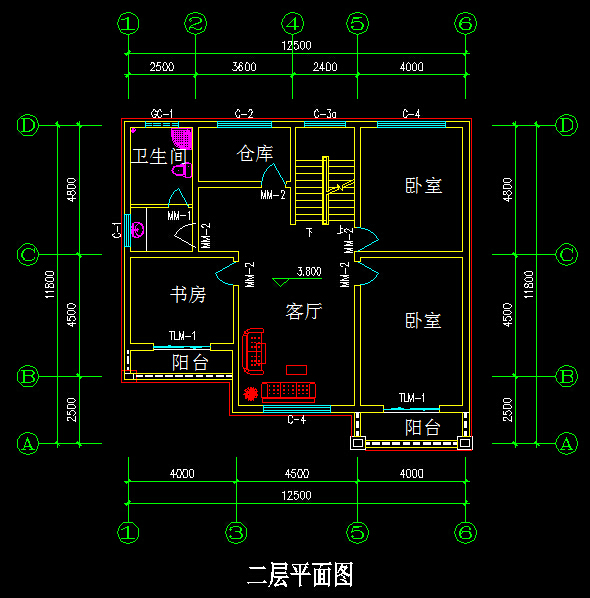 經(jīng)典小三屋別墅戶型推薦 帶平面圖(圖3)