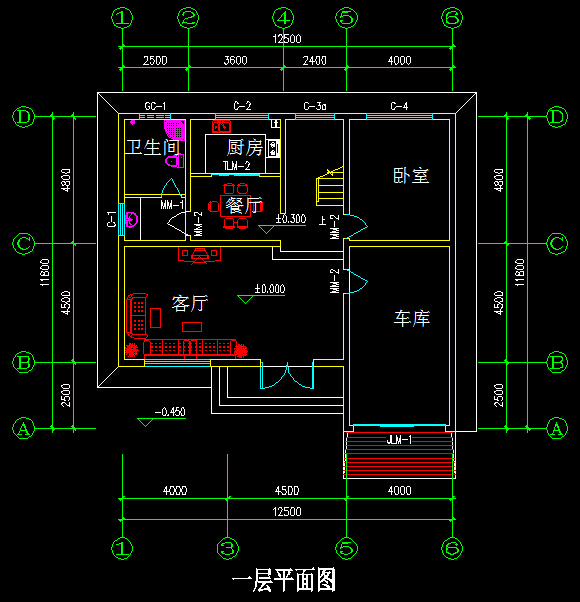 經(jīng)典小三屋別墅戶型推薦 帶平面圖(圖2)